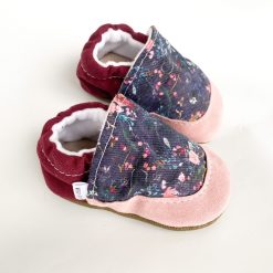Dusty Floral Baby Shoes